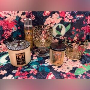 BBW Bridgerton crown candle holder lot